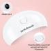 Melodysusie Mini Pocket UV LED Nail Lamp - Portable Gel Nail Light for Fast Curing | 2 Timers, Manicure Nail Dryer for Home & Travel - White - Buy Online on SooperMarket.com