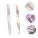 NOLITOY Double Ended Lip Brush Set - 4 Pcs Makeup Brushes for Women - Essential Concealer & Lipstick Tools - Assorted Colors - Buy Online on SooperMarket.com