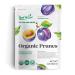 Organic Pitted Prunes, 1 Pound  Dried California Plums, Non-GMO, Kosher, Unsulfured, Unsweetened, Bulk 1 Pound (Pack of 1)