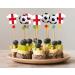 England Football Party Food & Cupcakes Picks Decorations Toppers Euro World Cup (pack of 14) - Buy Online on SooperMarket.com