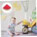 NOLITOY 4 Pcs Natural PU Sponge Brush Set for Newborns & Kids - Red Bath Wipe & Foam Body Sponges for Gentle Cleaning - Buy Online on SooperMarket.com