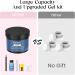 MIZHSE Nail Builder Gel Kit 3.53OZ Larger Capacity Milky White Builder Gel for Nails UV/LED Clear Hard Gel Builder Base Nail Strengthener Extension Gel with Nail Brush Clean Gel for Home Salon Milky White 3.53 Oz - Buy Online on SooperMarket.com
