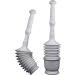 Master Plunger MP500-B4 Heavy Duty Bathroom Toilet Plunger Kit | Air Release Valve | White - Buy Online on SooperMarket.com