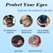 Reusable Cooling Eye Mask for Hot Cold Treatment - 2 Pack Blue Eye Mask for Eye Strain, Puffy Eyes, Dark Circles & Fine Lines - Buy Online on SooperMarket.com
