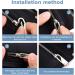 Uberming 12-Piece Universal Zipper Replacement & Repair Set - Metal Zippers for Jackets Boots & Bags - Black/Silver - Buy Online on SooperMarket.com