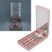 LED Makeup Mirror & Brush Set | High Clarity Rotating & Folding | Travel-Friendly Beauty Kit - Buy Online on SooperMarket.com