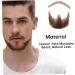 Fake Mustache Face Beard for Adults Realistic Makeup Costume Lace Man Beards Brown for Halloween Costumes - Buy Online on SooperMarket.com