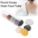 Konjac Wash Face Flutter Set - 8pcs Round Type Body Sponges for Deep Pore Cleansing and Exfoliation - Buy Online on SooperMarket.com