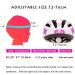 Girl's Pink Bike Helmet | Ages 3-10 | Adjustable & Multi-Sport | CPSC Certified - Buy Online on SooperMarket.com