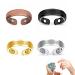 Blood Sugar Ring Control - Blood Glucose Control Ring, Magnetic Therapy Ring Opening Adjustable, Therapeutic Magnetic Therapy Ring for Blood Flow, Arthritis, and Joint Pain Relief (4pcs, Multicolor) 4pcs Multi Color