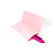 Glamza Hair Straightener Mat & Pouch - Made from Heat Resistant Safety Felt - Ideal for Home & Travel (Pink)