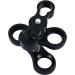 Amarine Made 1 Inch Black Underwater Ball Clamp Mount - 2 Pack for Light Arm System - Buy Online on SooperMarket.com