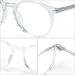 ZENOTTIC Vintage Round Glasses Frame - Retro Clear Lens Nerd Glasses for Women & Men | C4 Transparent - Buy Online on SooperMarket.com