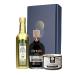 Schlemmerbox |Gift box |Gift set |Olive oil from Liguria in gold foil 0.5 l |Fleur de Sel sea salt from Trapani 150g |Ortalli Clelia Aceto Balsamico di Modena i.G.P.250ml