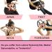 StrongTek Trigger Point Roller Massager for Forearm, Elbow, Hand, Arm, and Leg - Deep Tissue Self Massage for Golfer & Tennis Elbow Treatment - Athlete Muscle Pain Relief - Black + Pink - Buy Online on SooperMarket.com