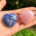 Specimen Healed Quartz Gemstones Natural Heart Crystals pedras para artesanato Reiki Stones Home Decor As a Gift FZUGEDRLI (Color : Rose Quartz Size : Approx 30mm) - Buy Online on SooperMarket.com