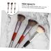 NOLITOY 3pcs Double-ended Makeup Brush Eye Shadow Blush Brush Eyeshadow Applicator Make up Contouring Brush - Buy Online on SooperMarket.com