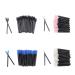 200 Pack Mascara Wands Mini Disposable Eyelash Brushes for Extensions Eye Lash Wand Brow Brush Makeup Tool Bulk, 4 Colors mini brush-200pcs