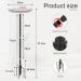 EfuturTime Large Metal Bird Bath & Feeder - Adjustable Stands - Winterproof Frost-Safe Garden Decor 30 x 90 cm - Buy Online on SooperMarket.com