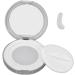 Flocking Powder Face Powder Powder Container Set Empty Preventative Leak Flocking Powder Puff Refillable Loose Compact Container HD Mirror Face Powder Compact With Mirror for Travel Cheeks - Buy Online on SooperMarket.com