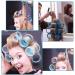 Jumbo Hair Rollers Set Self Grip Curlers For Long Hair No Heat Heatless Hair Rollers With Clips & Comb 24 Packs (Blue 24Pcs) - Buy Online on SooperMarket.com