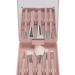 Huairdum Makeup Brush Set with Mirror LED Makeup Brush Box with Mirror for Home for Travel - Buy Online on SooperMarket.com