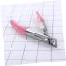 Beavorty Nail Art Scissors Metal Shears u Shaped Nail Scissors False Nail Tip Clipper Acrylic Nail Tool Nail Tool Stainless Steel Nail Clippers Nail File False Nails Manicure medium Rosy - Buy Online on SooperMarket.com