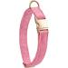 YUDOTE Ultra-Soft Dog Collar for Small Dogs | Natural Cotton Cord Sensitive Skin Pink S (1 Pack) - Ideal for International Shipping - Buy Online on SooperMarket.com