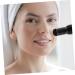 Mikinona flat heel pearl Cosmetic Brush makeup powder puff make up nail hair dryer brush bottle brush loose powder concealer brush Black Blush Brush Concealer hair contour brush - Buy Online on SooperMarket.com