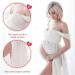 FEOYA Maxi Maternity Dress - White Chiffon Lace Gown for Pregnant Women Photography - Buy Online on SooperMarket.com