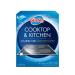 Glisten GC0608T Cooktop & Kitchen Cleaning, 8 Large/16 Small Pads, White
