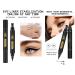 Go Ho Black Waterproof Wing Stamp Eyeliner 2 PCS - Cat Eye Winged Eyeliner Stamp for Left & Right Wing - Smudge-proof & Long-Lasting - 10MM Super Slim Felt Tip - Buy Online on SooperMarket.com