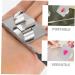 Balacoo 2 Sets Ring Palette Tools - Stainless Steel Makeup Mixing Tray for Foundation & Cosmetic Applications - Buy Online on SooperMarket.com