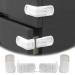 DHinkyoung 4 Pcs Safe Cupboard Locks Update Child Proof Drawer Locks Dual-Button Baby Proofing Corner Locks with Strong Adhesive for Cabinet Cupboard Drawer Refrigerator Oven Trash Toilet