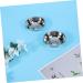 CIYODO 5 Pcs Vinegar Soy Toy Sauce Dishes Tray Vinegar Dish Spicy Soy Sauce Dishes Vinegar Soy Dish Silver - Buy Online on SooperMarket.com