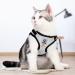 Cat Harness and Lead Set Adjustable Cat Harness Escape Proof Cat Kitten Harness for Walking Breathable Cat Harness with Reflective Stripe and Leash Set for Small Medium Cats Pets (S) - Buy Online on SooperMarket.com