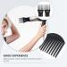 FRCOLOR 2pcs Blower Dryer Comb Attachment Hair Styling Accessories - Hair Dryer Concentrator Nozzle for Straightening Wavy Curly Hair - Buy Online on SooperMarket.com