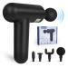 Skcoipsra Massage Gun, Gifts for Men Women Dad Mom, 1.76 Pounds Muscle Massager for Back Neck Pain Relief, 6 Speeds Electric Therapy Gun for Athletes, Father's Day Gifts from Daughter Son Wife Black
