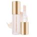 Highlighter stick with brush highlight liquid for the cheeks long -lasting and smooth creamy formula liquid highlighter highlighter wall 04 8 ml (1 Pack)