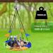 SELEWARE Heavy Duty Swing Hanger with 360 Swivel Hook - Indoor/Outdoor Swing Hardware for Tire, Saucer, and Hammock Chairs - Buy Online on SooperMarket.com