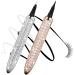 HAPINARY 2pcs Diamond Eyeliner Metallic Eyeliner Elf Eyeliner Lash Accessories Makeup Pens Rose Gold Plated 1 count (Pack of 1) Assorted Color - Buy Online on SooperMarket.com