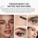 Clear Eyebrow Setting Gel Waterproof Liquid Brow Shaping Gel Long Lasting Brow Gel with Brush 2PCS eyebrow styling wax - Buy Online on SooperMarket.com