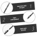 MUSISALY 4pcs Two-in-one Eyebrow Pencil Eyebrow Pencils with Pencil Sharpener Eyebrow Cosmetics Wooden Brown - Buy Online on SooperMarket.com