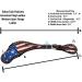 Patriotic American Flag Leather Western Spur Straps for Ladies by Tahoe Tack - Buy Online on SooperMarket.com