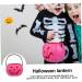 HOMSFOU 3 Pcs Glowing Crackle Purple Pumpkin Fall Pumpkin Decor Halloween Party Decorations Fall Centerpieces Trick or Treat Candy Buckets Halloween Paper Lantern Accessories Rural Plastic - Buy Online on SooperMarket.com