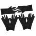 Gogogmee 3 Pairs Hair Shampoo Gloves Black Rubber Gloves Reusable Men Shampoo Dying Man Tool Belt Hair Dye Large