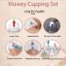 12 Cups Cupping Therapy Sets with Pump Vacuum Professional Chinese Cupping Set for Body Massage Muscle Joints Pain Relief Physical Therapy - Buy Online on SooperMarket.com