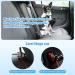 Buy Mi Metty Strap-On Dog Car Leash - Bite-Proof Steel Wire 24 inch/60 cm Red+Blue - Perfect for All Dogs - International Shipping Available - Buy Online on SooperMarket.com