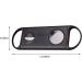 amropi Cigar Cutter Guillotine V Cut 2 in 1 Black Plastic Cigar Clippers in Gift Pouch 1 Pack (Black x 1) - Buy Online on SooperMarket.com