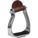 Tahoe Tack Angled Engraved Knee Relief Western Show Stirrups - Comfort and Style for Western Riders - Buy Online on SooperMarket.com